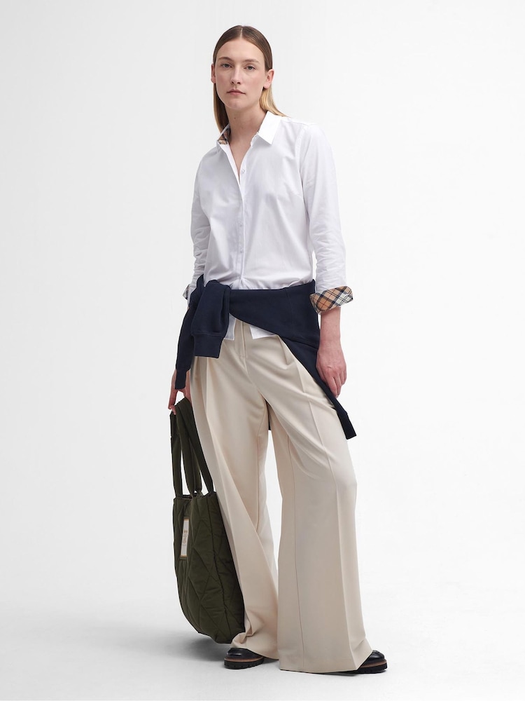 Barbour White Derwent Shirt - Image 2 of 10