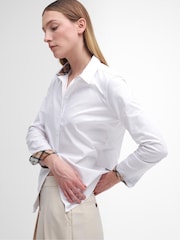 Barbour White Derwent Shirt - Image 6 of 10