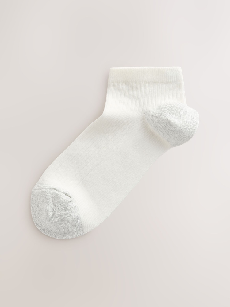 Neutraali - Metallic Heel & Toe Detail Trainer Socks 4 Pack - Kuva 2 / 7