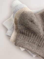 Neutraali - Metallic Heel & Toe Detail Trainer Socks 4 Pack - Kuva 6 / 7