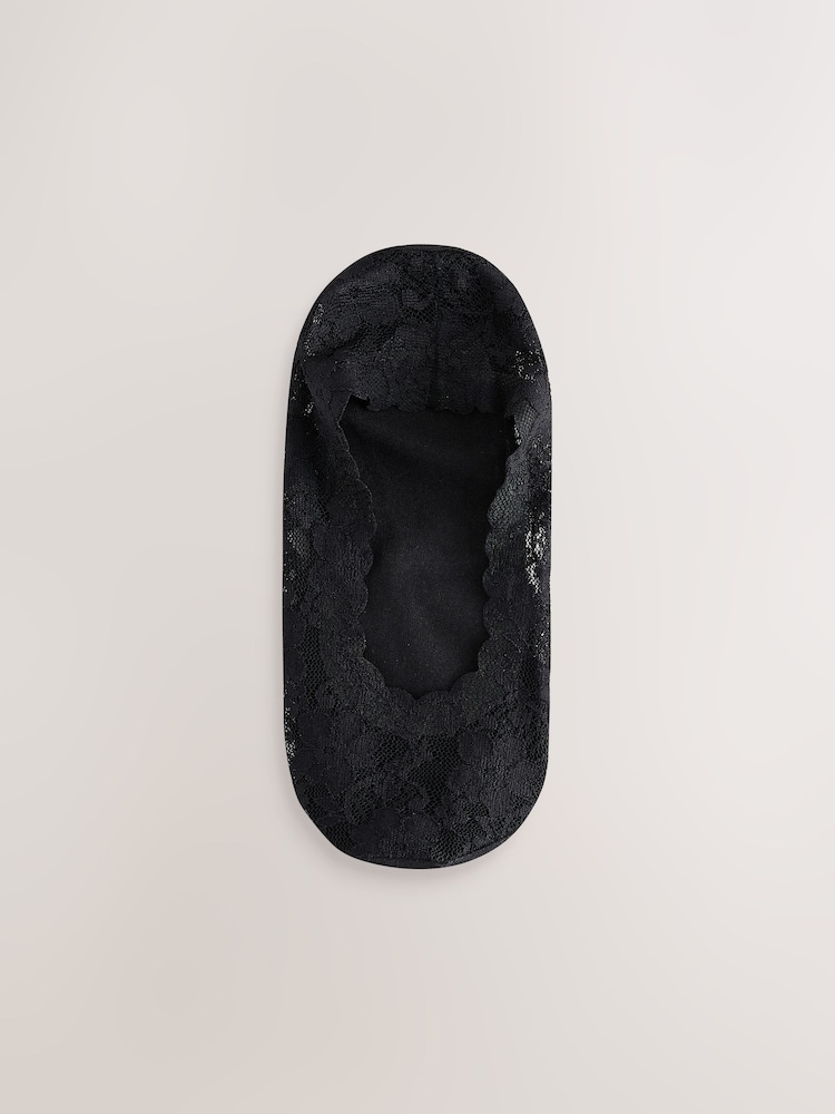 Negro - Lace Invisible Footsie Socks 3 Pack - Imagen 2 de 6 Negro - Lace Invisible Footsie Socks 3 Pack - Imagen 2 de 6