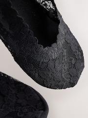Negro - Lace Invisible Footsie Socks 3 Pack - Imagen 6 de 6