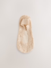 Café con leche - Lace Invisible Footsie Socks 3 Pack - Imagen 2 de 6