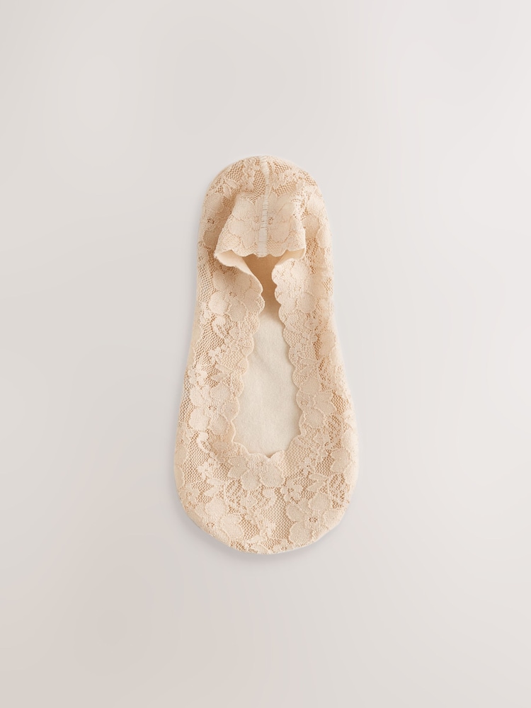Café con leche - Lace Invisible Footsie Socks 3 Pack - Imagen 2 de 6 Café con leche - Lace Invisible Footsie Socks 3 Pack - Imagen 2 de 6