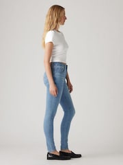 Levi's® Light Blue 721-High-Rise-Skinny Jeans - Image 3 of 10