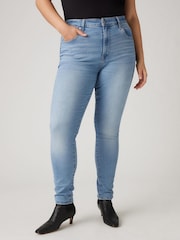 Levi's® Light Blue 721-High-Rise-Skinny Jeans - Image 5 of 10