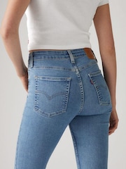 Levi's® Light Blue 721-High-Rise-Skinny Jeans - Image 6 of 10