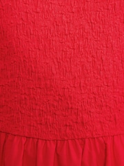 Love & Roses Red Textured 2 in 1 Midi Dress - Image 5 of 5