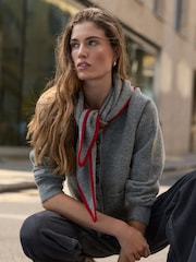 Сірий - N.Premium Merino Wool Cardigan - Image 3 of 8
