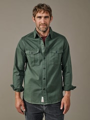 Aubin Cole Twill Overshirt - Image 1 of 1