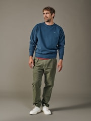 Aubin Blue Brandon Crew Neck Sweater - Image 3 of 4