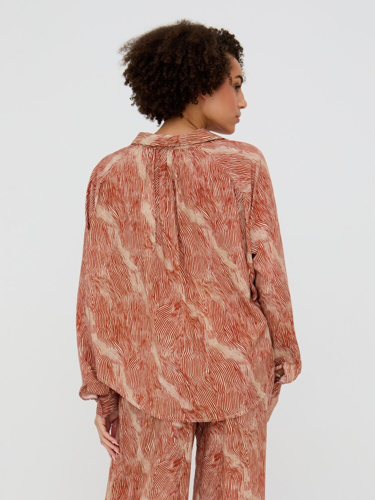 Raffya Orange Ginger Button Down Shirt - Image 2 of 4