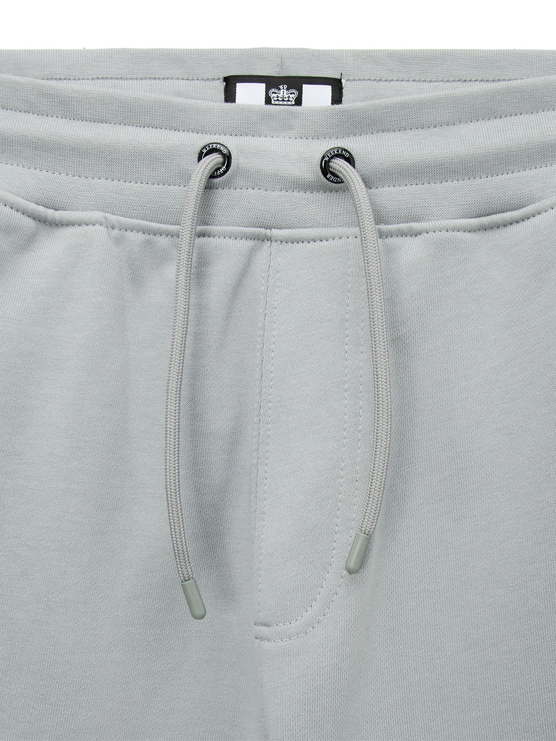 Buy Weekend Offender Grey Noreaster Shorts With Flat Binding from