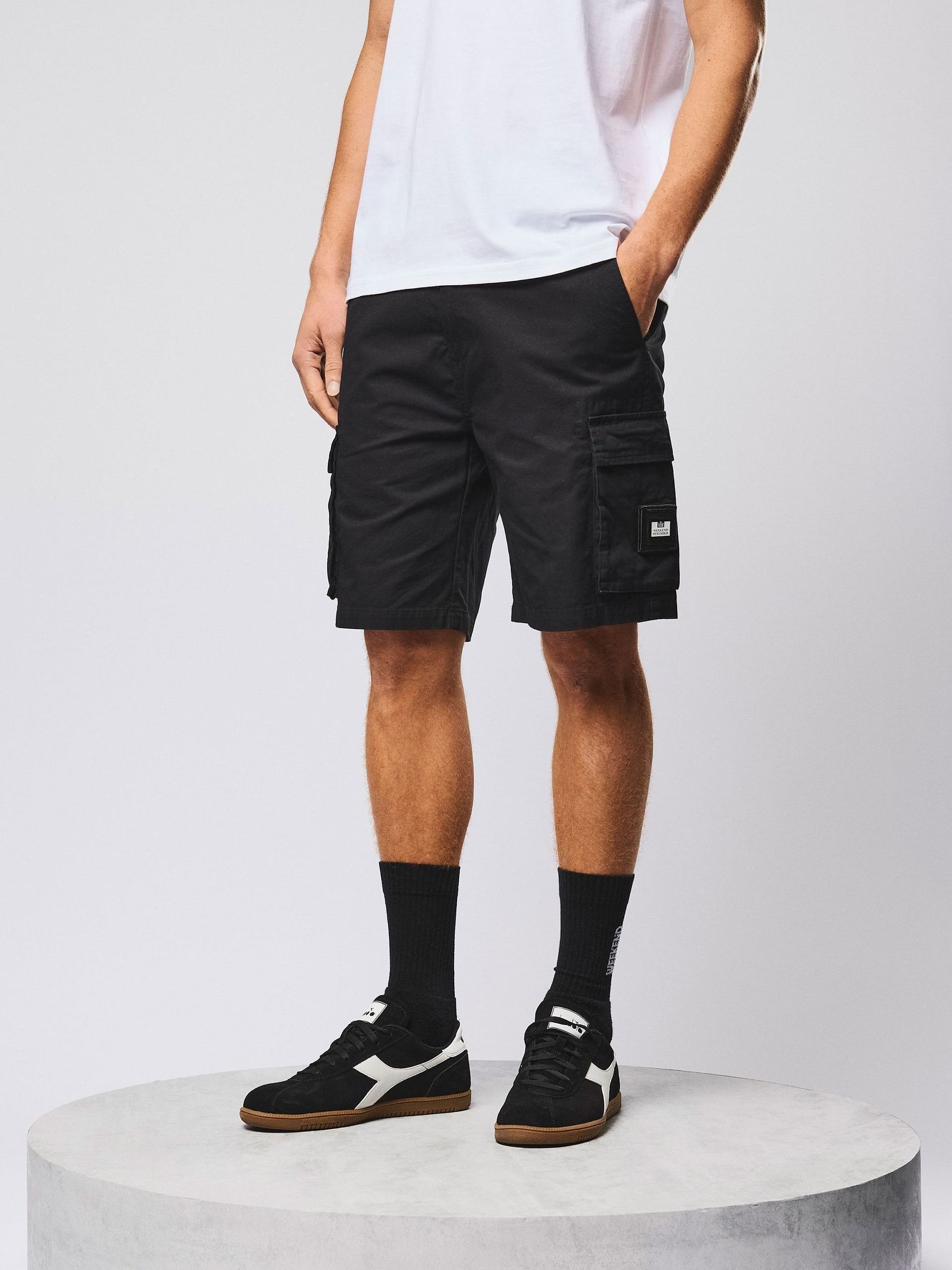 TFW49 カーゴショーツ　ブラック　XL TFW49カーゴ ハーフパンツ ブラック サイズXL ジュンハシモト日本製