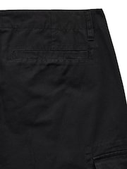 Weekend Offender Mascia Cargo Black Shorts - Image 6 of 6