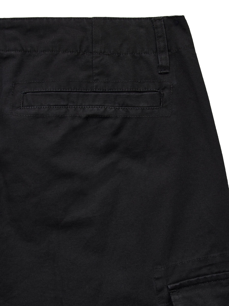 Weekend Offender Mascia Cargo Black Shorts - Image 6 of 6 Weekend Offender Mascia Cargo Black Shorts - Image 6 of 6