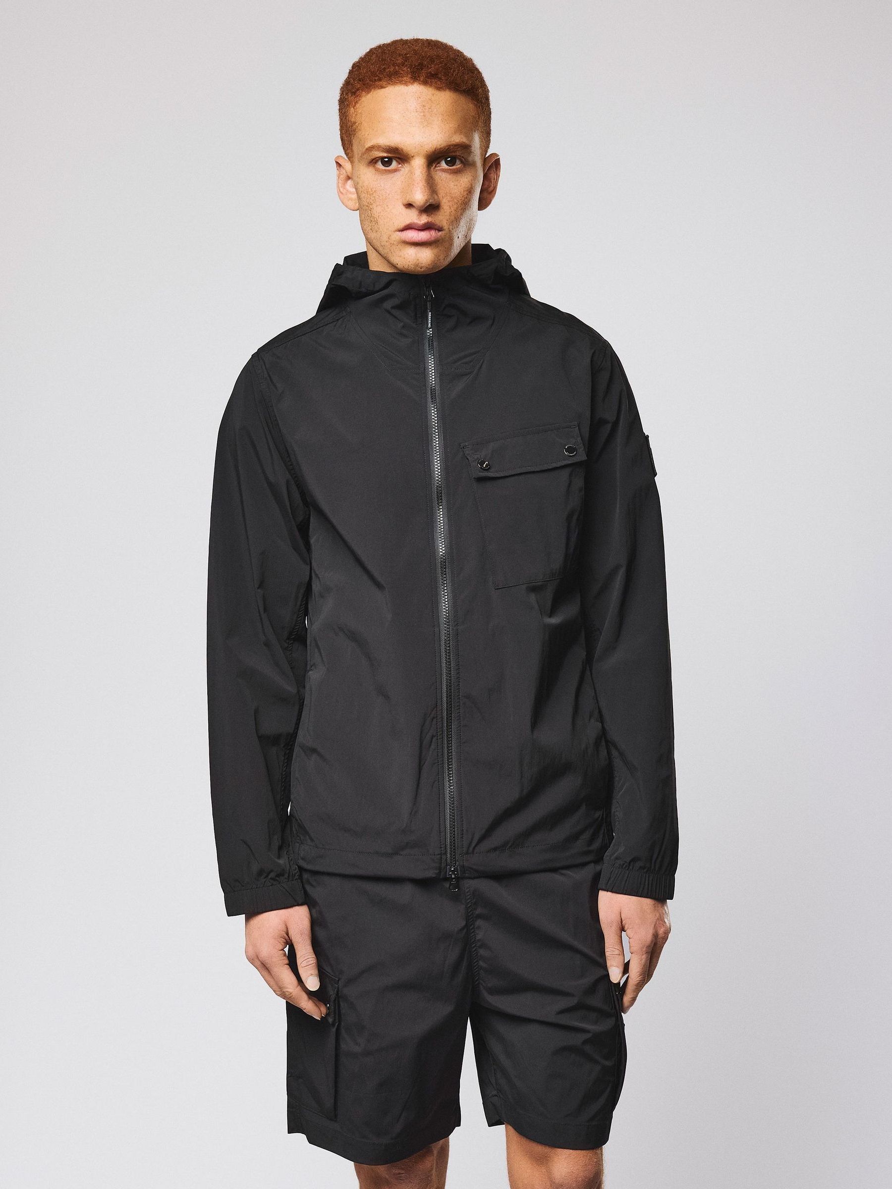 WEEKEND OFFENDER コート Buy Weekend Offender Black Temara Technical Jacket from Next USA