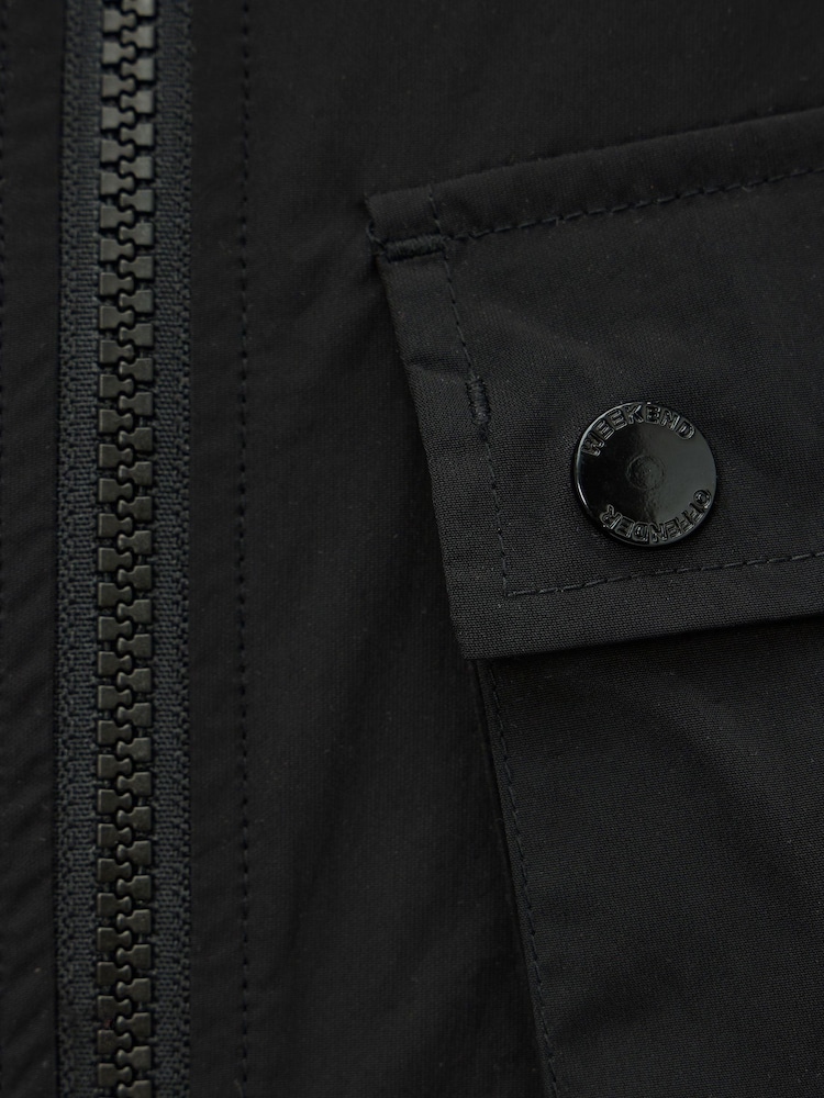 Weekend Offender Temara Technical Black Jacket - صورة 6 من 6