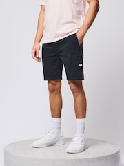 Weekend Offender Hawkins Zip Pocket Blue Shorts - Image 2 of 6