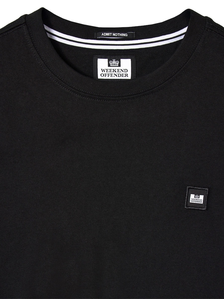 Weekend Offender Brooklands Badge Black T-Shirt - Image 5 of 5