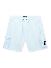 Weekend Offender Noreaster Blue Shorts With Flat Binding - Image 1 of 4