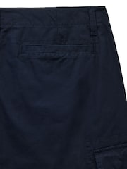 Weekend Offender Mascia Cargo Blue Shorts - Image 4 of 6