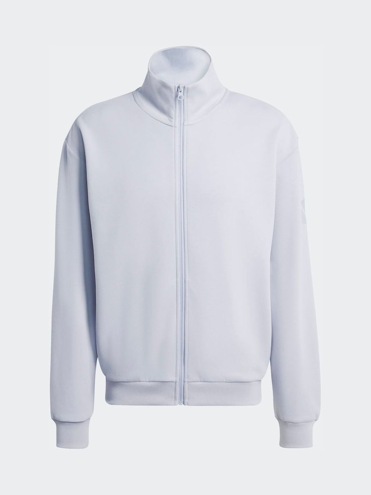 adidas Grey Soft Lux Track Top - Image 6 of 6