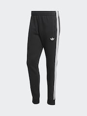 adidas Originals Black 3-Stripes Sweat Joggers - Image 6 of 6