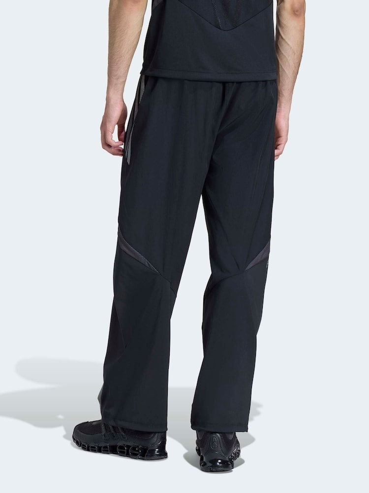 adidas Originals Black F50 Loose Striped Tracksuit Bottoms - Image 2 of 6