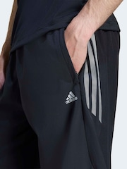 adidas Originals Black F50 Loose Striped Tracksuit Bottoms - Image 4 of 6