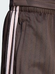 adidas Originals Brown Firebird Engineered Stripes Shorts - Image 4 of 5