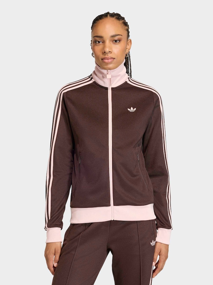 adidas Originals Brown Classic Jacket - Image 1 of 6 adidas Originals Brown Classic Jacket - Image 1 of 6