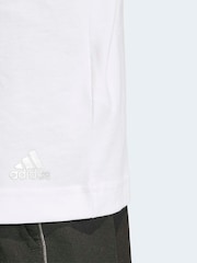adidas Originals White Short Sleeve F50 Graphic T-Shirt - Image 5 of 6