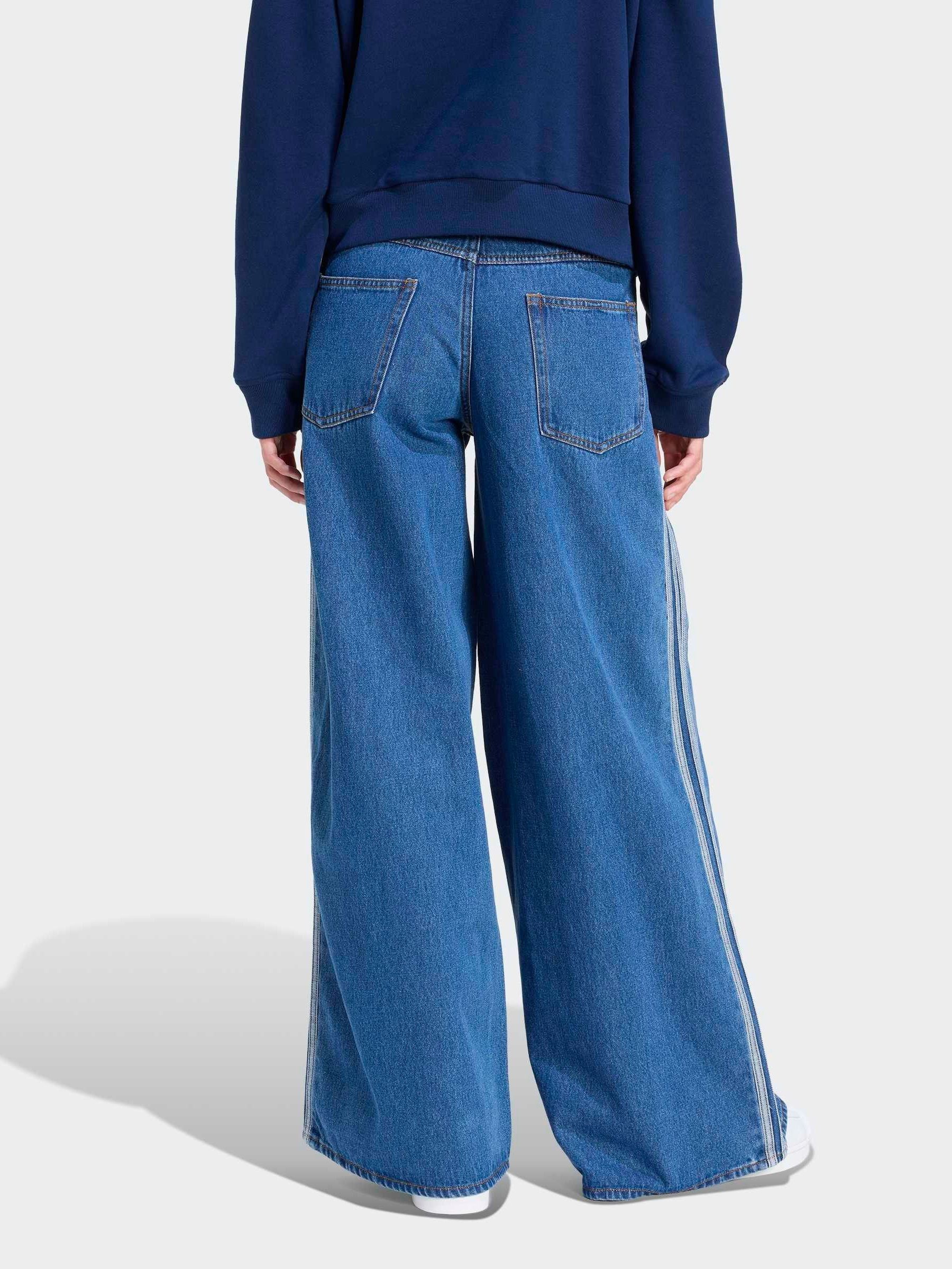 Buy adidas Originals Blue Firebird Adilenium Track Denim Trousers