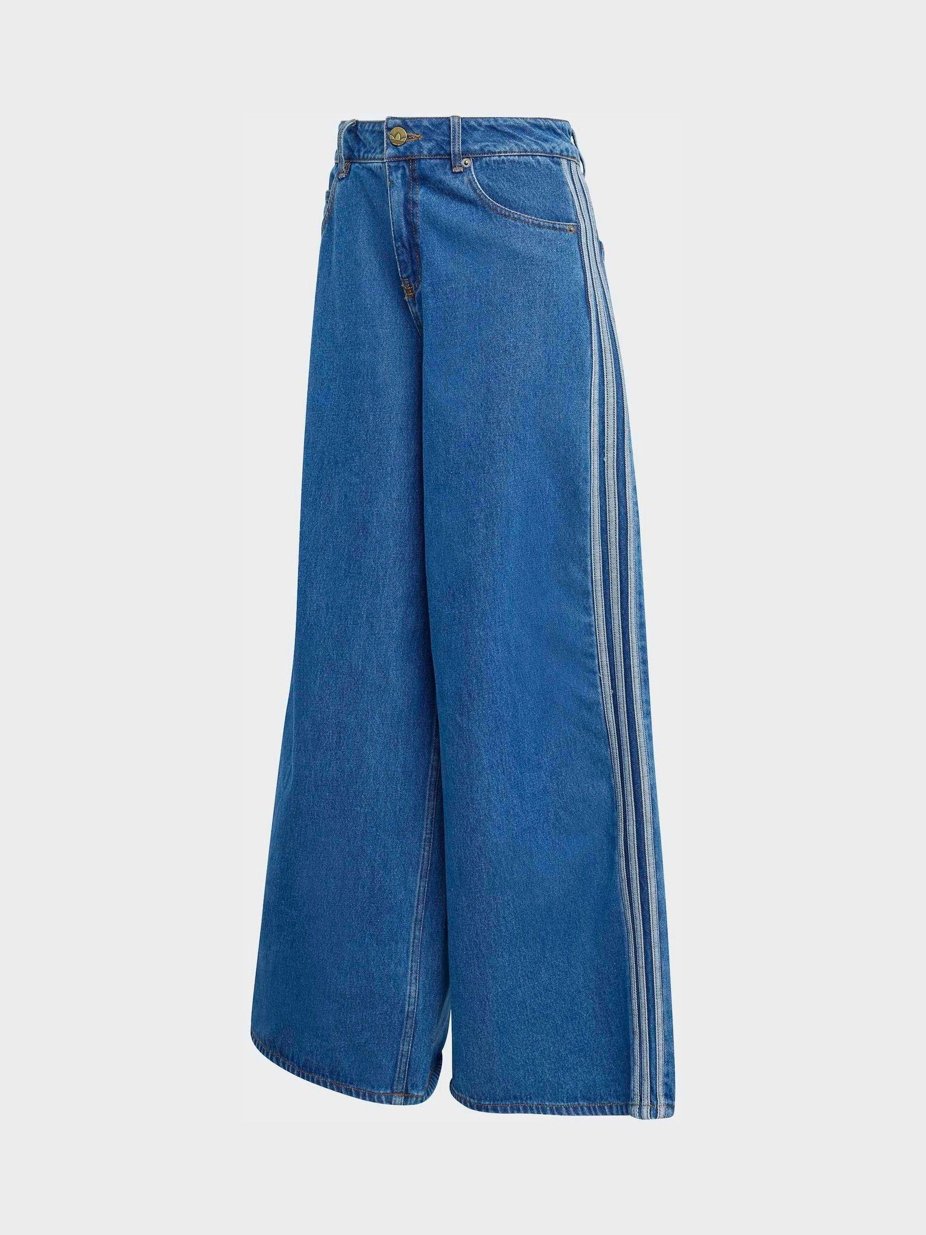 Buy adidas Originals Blue Firebird Adilenium Track Denim Trousers