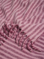Pink Cosy Stripe Throw - Image 7 of 7