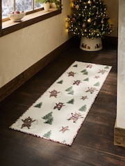Multi Washable Festive Hamish Runner - Image 1 of 5