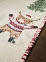 Multi Washable Festive Hamish Runner - Image 2 of 5