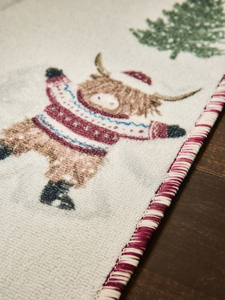Multi Washable Festive Hamish Runner - Image 2 of 5
