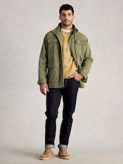 White Stuff Green Marlow 4 Pocket Jacket - Image 4 of 7