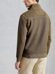 White Stuff Green Sidmouth Half Zip Jumper - Image 3 of 6