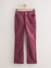 গোলাপী গোলাপ - Mid Rise Corduroy Bootcut Jeans - 9এর মধ্যে 7 ছবি