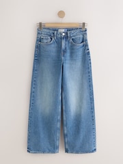 Mid Blue/Indigo Blue Wide Leg Denim Jeans 2 Pack - Image 2 of 3