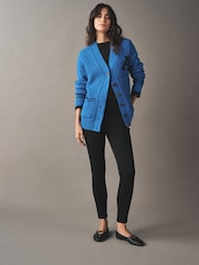 Grün/Schwarz - Lang geschnittene Jersey-Denim-Leggings im 2 -er-Pack - Bild 2 von 9