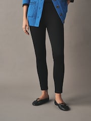 Grün/Schwarz - Lang geschnittene Jersey-Denim-Leggings im 2 -er-Pack - Bild 3 von 9