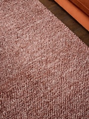 Rust Brown Bobble Effect Rug - Image 3 of 5