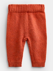 Jojo Maman Bébé Rust Orange Pumpkin Little Pumpkin Knitted Set - Image 5 of 10