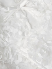 Monsoon Cream Appliqué Rose Cropped Jacket - Image 4 of 4