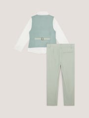 Monsoon Freddie Suit & Bow Tie Set 4-Piece - Image 4 of 5