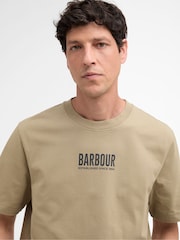 Barbour Green Morden Relaxed Graphic T-Shirt - Image 4 of 6